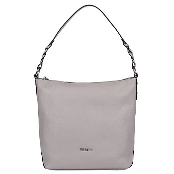 Сумка женская FABRETTI 32х29х11 см, нат. кожа, серый