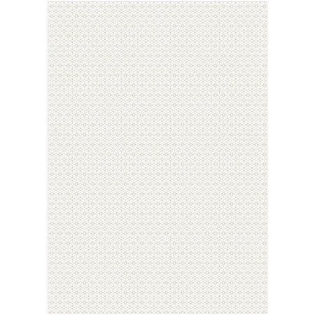 Бумага упаковочная 70*100см  в рулоне (ассорти) "Pattern on white" MESHU
