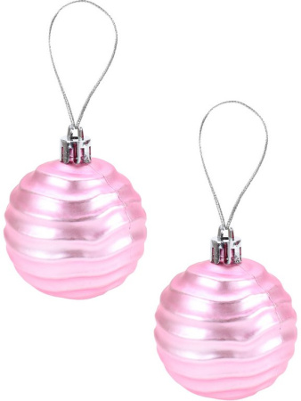 Набор шаров  цвет розовый 60 мм 12шт "Мечта" (ассотри)