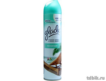 Освежитель воздуха Glade океанский оазис, 300 мл.