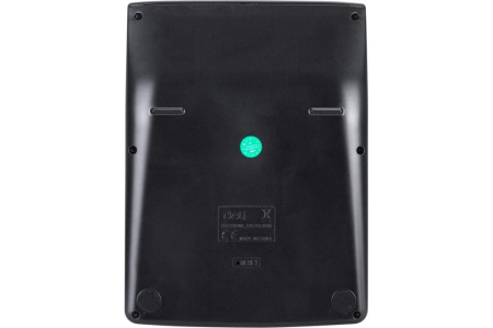 Калькулятор наст. Deli Core E1630 (12 разр., 2 питания, 188х140 мм) черный