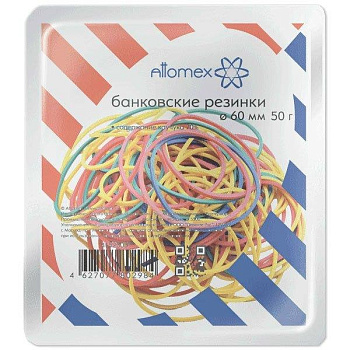 Резинки для денег   50 гр. 60мм., Attomex