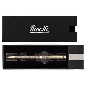 Ручка шариковая Kinotti "Danzi" подар.футляр, синяя 1мм (стерж.98мм тип Parker)