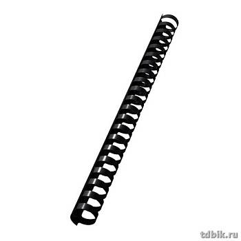 Гребенки пласт. d = 14 mm (черные) 100 шт/уп (110 листов)