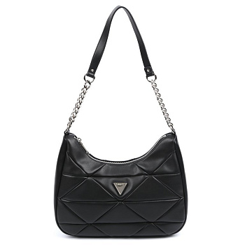 Сумка женская FABRETTI 29х22х10 см, нат. кожа, черный