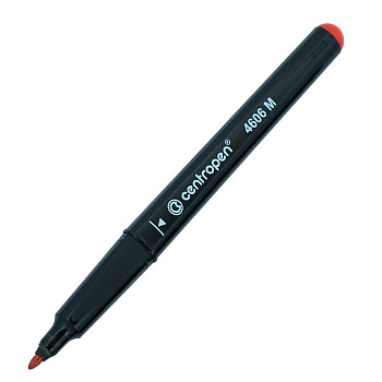 Маркер для CD 1мм Centropen перманентный, красный