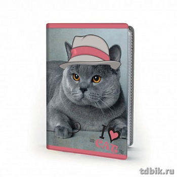 Визитница на 28 карт "Кот в шляпе"