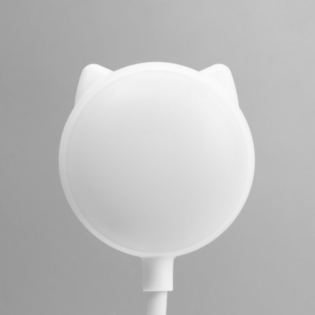 Ночник "Котик" 13,5х8,5х30 см, LED USB белый