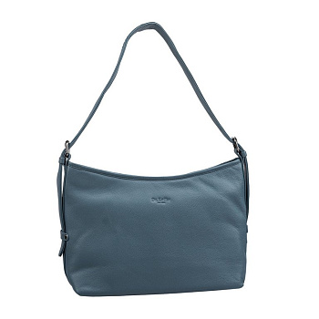 Сумка женская Dr.Koffer 32х23х12см см, нат.кожа голубая