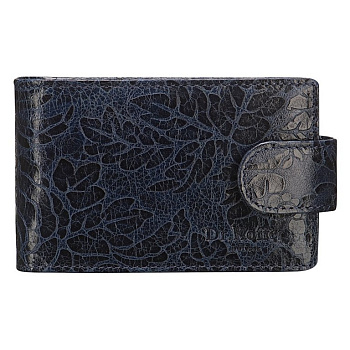 Визитница Dr.Koffer 11*7см на 48 визиток, синий