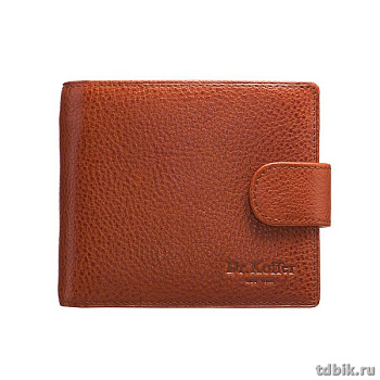 Портмоне Dr.Koffer 11*9,5см, нат. кожа, коньяк