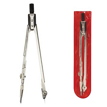 Циркуль 155 мм в чехле ГЛОБУС (металл)