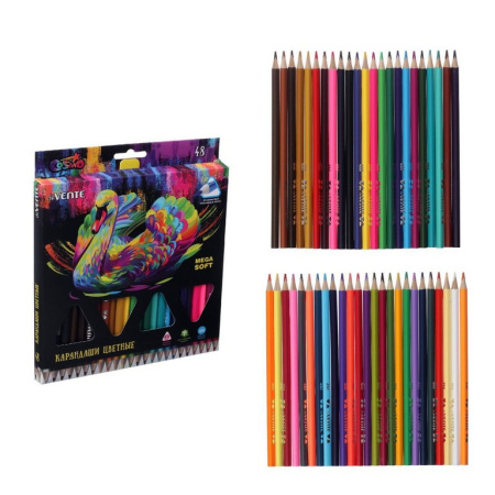 Набор карандашей  48 цв. трехгранные deVENTE "Triolino Ultra 4М"