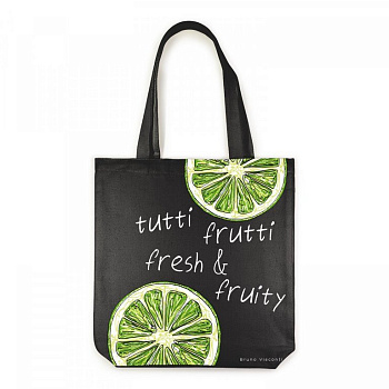 Сумка-шоппер Bruno Visconti 34х36 см "FRESH & FRUITY.ЛАЙМ"