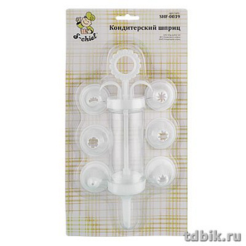 Шприц кондитерский 7 насадок S-Chief
