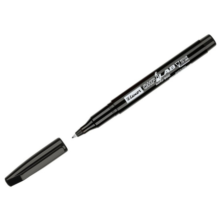 Маркер перманентный  0,7 мм Luxor OHP 910 круглый, черный