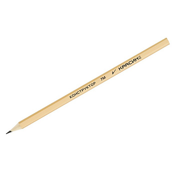 Карандаш ч/г  7В Красин "Конструктор"
