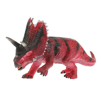 Игрушка пластизоль Динозавр Трицераптор 26*8,5*13,5 см, ИГРАЕМ ВМЕСТЕ