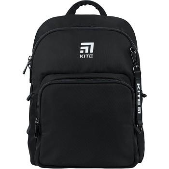 Рюкзак молодежный мужской Kite Education "Teens" 31,5*24*12 черный