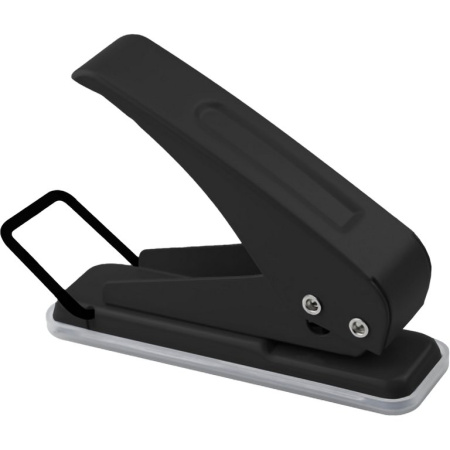 Дырокол на 1 отверстие до 10л метал. deVENTE, черный