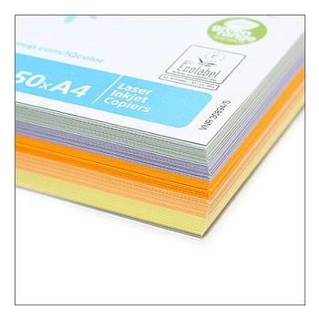 Бумага IQ mixed /Maestro-Color 80 А4, 250 лист/уп, смесь стильных цветов