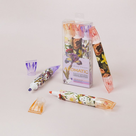 Набор текст-маркеров  3 шт  Bruno Visconti "Flora" с запахом