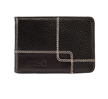 Визитница D.Morelli "Floter kross" с карманами, нат. кожа