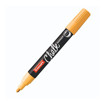 Маркер меловой оранжевый 5мм Luxor "Chalk Marker" (на водной основе) круглый