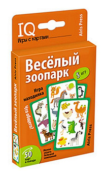 Игра настольная  .7+ с карточками "Веселый зоопарк" Airis-Press