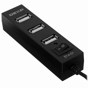 Разветвитель USB 2.0 DEXP BT4-01