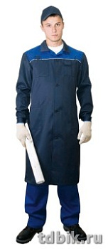 Спецодежда Халат мужской "Стандарт" р-р 60-62/182-188