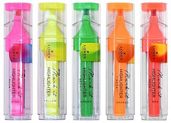Текст-маркер LOREX "NEON" 1-5 мм (ассорти)