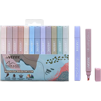 Набор текст-маркеров 12 шт deVENTE (Моранди цв.)