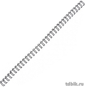 Пружина металл. d =  4,8 mm (бел) 100 шт/уп