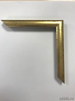 Рамка для фотографий 21*30 см пластик цв. золото (с патиной)