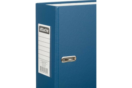 Папка-регистратор А4 90мм AttacheSelection пл. карман на торце, синяя