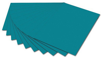 Бумага FOLIA 130г/м2, 50*70см, бирюзовый