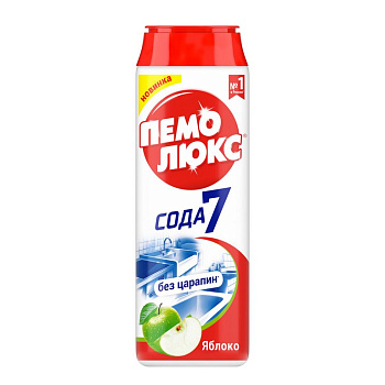 Средство чистящее Пемолюкс, (400 г.+ 80 г.) "Яблоко"