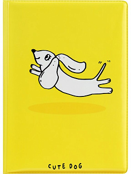 Обложка для паспорта MILAND "Веселая собачка" ПВХ