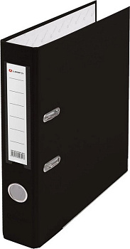 Папка-регистратор А4 50мм Lamark пл. карман на торце, метал. окантовка черная