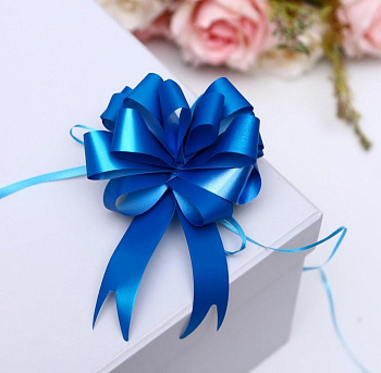 Бант Шар 18мм синий