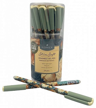 Ручка пиши-стирай гелевая LOREX "Slim Soft" синяя 0,5 мм (линия 0,25мм)