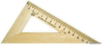 Треугольник дер.30 град. 160мм Красн.звезда