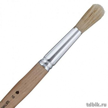 Кисть Щетина №10 круглая оформительская ГРААЛЬ