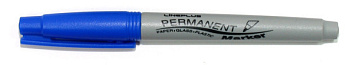Маркер перманентный  0,7 мм Line Plus круглый, синий