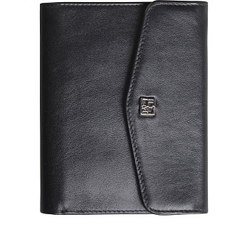 Портмоне D.Morelli "Клайд" нат.кожа, черный