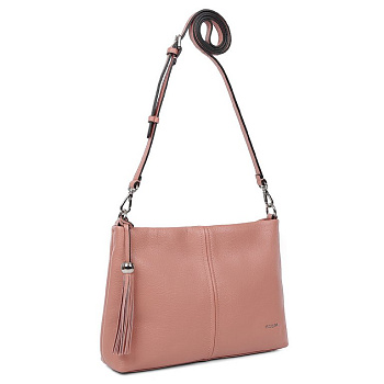 Сумка женская Palio 31*22*8см, нат. кожа, темно-розовый