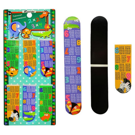 Закладка магнитная 6 шт/уп "Таблица Умножения" Beifa