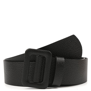 Ремень FABRETTI женский, натуральная кожа, размер 120, черный