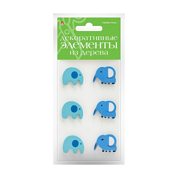 Декор деревянный "Слоники" HobbyTime
